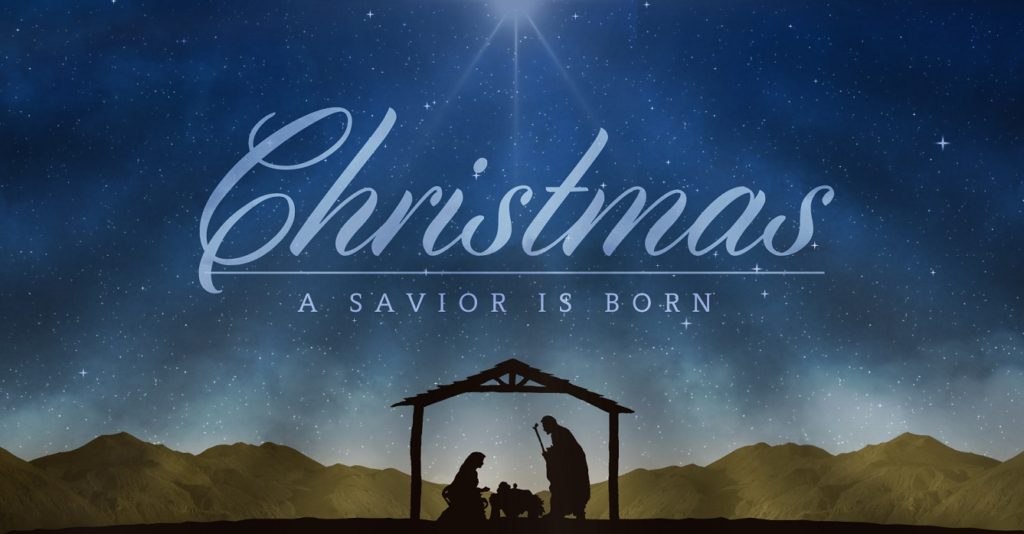 image of a nativity. "Christmas: A Savior Is Born"