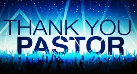 Thank you, Pastor!